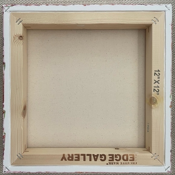 ORIGINAL Genuine Acrylic Painting 12” by 12” on 1” Canvas Unique Handmade in NC - Picture 6 of 11